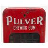 Image 4 : Antique Pulver brand Joy Mint Gum vending machine  approx. 21” tall, 9” wide and 5” deep, made to be