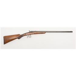 European Flobert single shot rifle, .22 cal.,  22-1/2” octagon barrel, re-blued finish, checkered  w