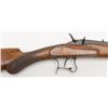 Image 5 : European Flobert single shot rifle, .22 cal.,  22-1/2” octagon barrel, re-blued finish, checkered  w