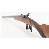 Image 9 : European Flobert single shot rifle, .22 cal.,  22-1/2” octagon barrel, re-blued finish, checkered  w