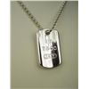 Image 1 : Authentic ‘TIFFANY & CO Established 1837’ Sterling  Silver I.D. Tag Necklace with 24” Beaded Chain.