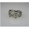 Image 1 : Charming Heart Design Diamond Ring with 24  Diamonds set in contemporary style with approx.  0.30 ca