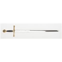 Excalibur Broadsword with stainless blade; approx.  46” overall; retails for over $600 at theatrical