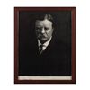 Image 1 : Framed print of President Teddy Roosevelt by  Jacques Reich, approx. 15” x 12”.    Est.:   $50-$75.