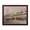 Image 1 : Framed photo copy of 9th U.S. black Cavalry  soldiers at Fort Sheridan, approx. 12” x 15”.   Est.: