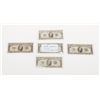 Image 1 : Lot of 5 1934 Series U.S. $10 Silver Certificates,  various conditions.   Est.:  $75-$150.