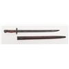 Image 2 : Enfield bayonet and leather sheath, dated 1907 in  overall very good condition.    Est.:  $25-$50.