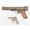 Image 2 : Lot consisting of a Benjamin pump action pellet  pistol, brass construction, working at time of  des