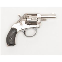 Harrington & Richardson The American DA revolver,  #159134, .32 S&W cal., 2 1/2" barrel, nickel  fin