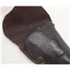 Image 3 : Scarce Civil War handmade flap holster for  percussion Manhattan pistol with 4” barrel. The  button