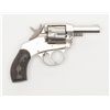 Image 1 : The American DA revolver, .32 cal., 2-1/2” octagon  barrel, nickel finish, checkered hard rubber  gr