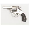 Image 2 : The American DA revolver, .32 cal., 2-1/2” octagon  barrel, nickel finish, checkered hard rubber  gr