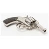 Image 4 : The American DA revolver, .32 cal., 2-1/2” octagon  barrel, nickel finish, checkered hard rubber  gr