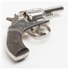 Image 5 : The American DA revolver, .32 cal., 2-1/2” octagon  barrel, nickel finish, checkered hard rubber  gr