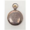Image 2 : Hamden Watch Company large size coin silver  hunting case pocket watch with silver chain and  showin