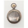 Image 3 : Hamden Watch Company large size coin silver  hunting case pocket watch with silver chain and  showin