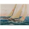 Image 2 : Lot consisting of a large framed and matted  serigraph entitled “Morning Flight” by Michael  Schofie