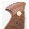Image 3 : Colt Python checkered wood medallion grips in fine  condition as modified.   Est.:  $100-$200.