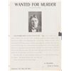 Image 4 : Lot consisting of 2 original wanted posters.  Number 1 shows a photograph of George Washington  Dunh