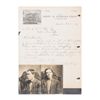 Image 1 : Handwritten letter on stationary from the office  of the Sheriff of Stanislaus County signed by “A.