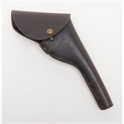 Spanish-American War period military style  commercially sold flap holster for Colt double  action .