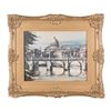 Image 1 : Lot of 3 as described. Number 1 antique  19th-century frame approximately 29” x 26” to the  outside