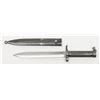 Image 3 : Krag bayonet and sheath in near fine condition,  Danish or Norwegian proof at hilt; E.A.B. initials