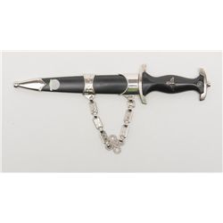 Reproduction chained SS presentation style dagger.  Est.: $100-$200