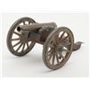 Image 2 : Older reproduction Dahlgren cannon on carriage  approximately 11 1/2” x  4 1/2” cast metal and  plas