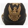 Image 2 : U.S. dress helmet for infantry showing insignia  with numeral 8 in very good condition retaining  sp