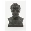 Cast metal bust with bronze finish of Abraham  Lincoln probably 19th century and possibly smelter  m
