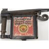 Image 3 : Small size tobacco plug cutter with advertisement  for Master Workman Tobacco in very good condition