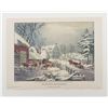 Image 3 : Lot of 6 color Currier & Ives Litho reproductions  by Donald Art Co., Inc. N.Y., each approx. 9” x