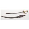 Image 3 : Interesting saber with cast brass floral hilt and  bone grip showing Mexican-style Eagle head pommel