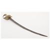 Image 8 : Interesting saber with cast brass floral hilt and  bone grip showing Mexican-style Eagle head pommel