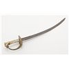 Image 9 : Interesting saber with cast brass floral hilt and  bone grip showing Mexican-style Eagle head pommel