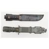 Image 1 : Lot of 2 military knives as described. Number 1 is  a U.S. utility or fighting knife marked Camillus