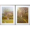 Image 1 : 2 Helen Allingham Prints Bluebells, Cottage Freshwater