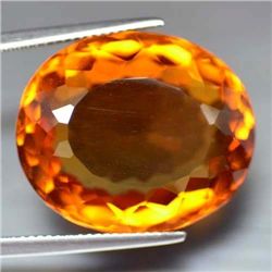 30.21 CT GOLDEN ORANGE BRAZIL CITRINE