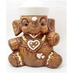 VINTAGE SAILOR ELEPHANT COOKIE JAR