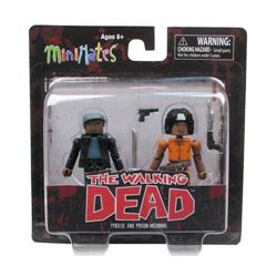 NEW SET OF 2 WALKING DEAD Minimates MICHONNE & TYREESE