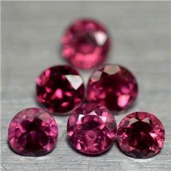 LOT OF 3.77 CTS OF RASBERRY PINK AFRICAN RHODOLITE 24 PIECES