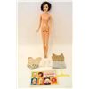 Image 1 : 1966 BRUNETTE TWIST AND TURN CASEY WITH CLOTHES AND BOOKLET