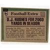 Image 2 : 1975 TOPPS O.J. SIMPSON NO. 355 FOOTBALL CARD