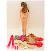 Image 2 : 1966 BRUNETTE TWIST AND TURN BARBIE DOLL WITH CLOTHES