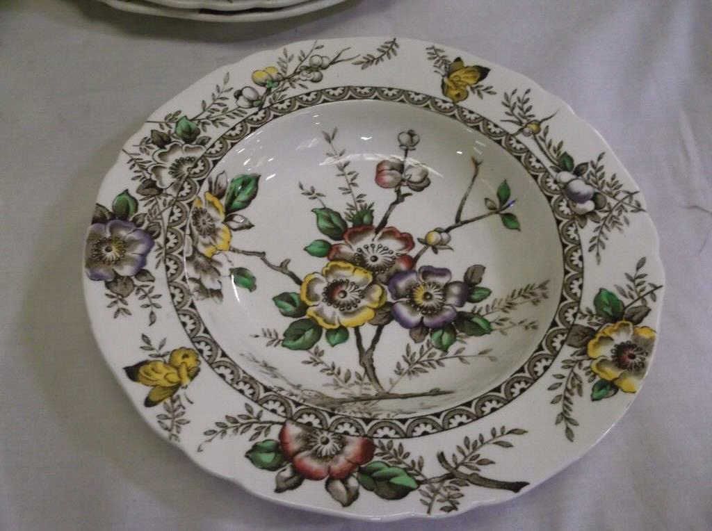 Old English China by Johnson Bros. "England" 1 soup bowl, 5 same