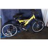Image 1 : Yellow Magna Refuge BMX, & Huffy Rocket BMX Extra 2 Rims & Tires.