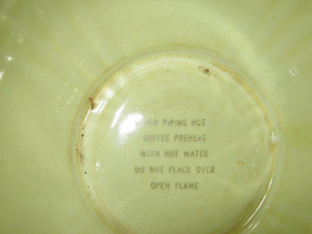 Jewel Tea Coffee Pot Jewel Tea Coffee Pot It Is 9in. Tall And Has No Chips Or Cracks