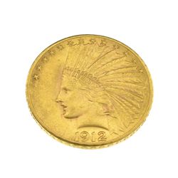 *1912 $10 U.S. Indian Head Gold Coin