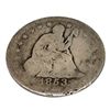 Image 1 : 1853 Arrows at Date Liberty Seated Quarter Dollar Coin